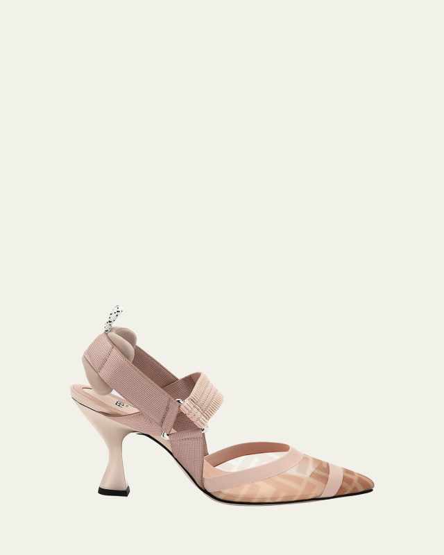 Colibri 85mm FF Mesh Slingback High-Heel Pumps